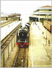 [ Haadyai Station with train departing 1975 ]